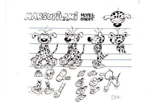 Huba!Art and images relating to the comic character, Marsupilami. Created by Belgian comics giant, A