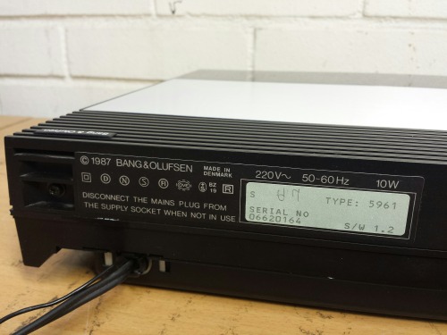 Bang &amp; Olufsen Beogram 9000 Type 5961 Stereo Turntable, 1987