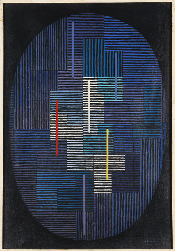 design-is-fine:  Adolf Richard Fleischmann, Komposition, 1951/52. Oil on canvas.