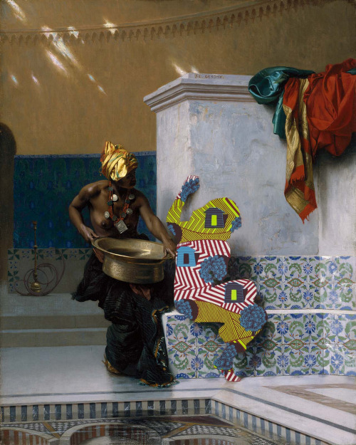 atongatem:(1.) jean pierre picou - odalisque (reworked)(2.) edouard manet - olympia (reworked)(3.) v