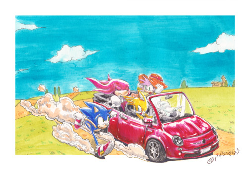 popoco623:  drive. by bbpopococo とは言っても自分の絵だけど。なんかあっちこっちにありすぎて、タンブラには持ってこなくても良かったかな…。