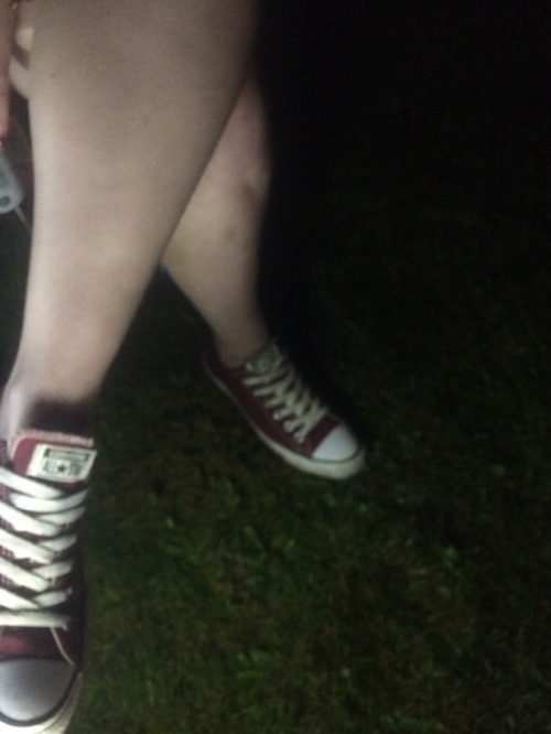 pussmuncher69:Ex’s cute fucking converse!! Those are cute indeed