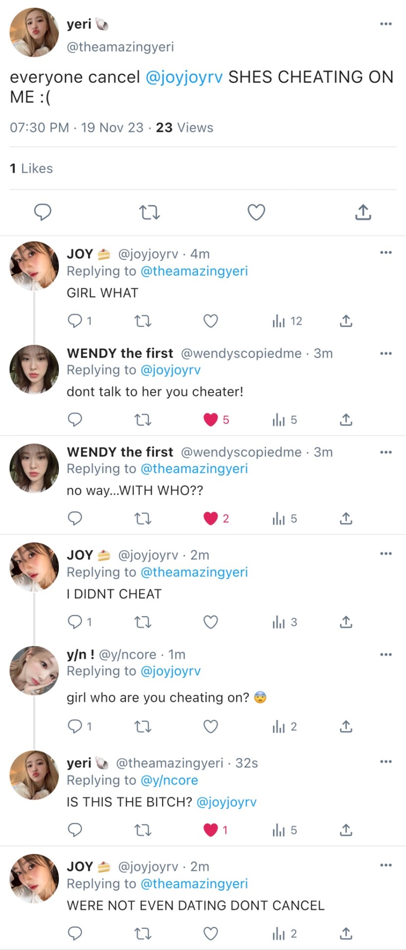 1. CANCELLED - HEART ATTACK !
