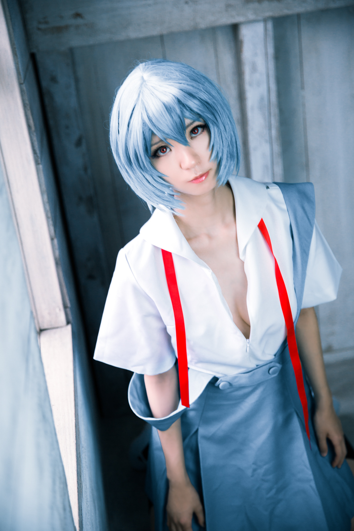 cosplayjapanesegirlsblog:    Evangelion -Rei Ayanami [Mikehouse] 2-3 HELP US GROW