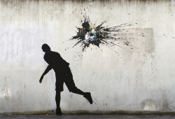 artchipel:  Pejac Vandal-ism, Rue Edouard