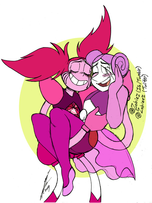 zobiez: I COLORED THE PINK GALSI need to post other stuff sometime aaaaaa