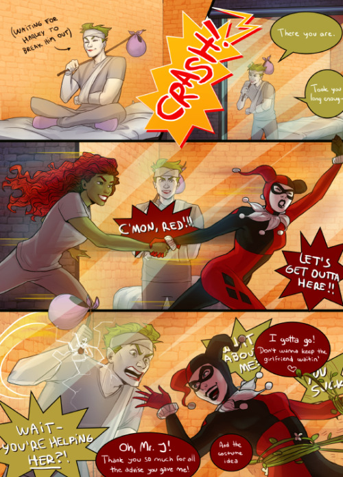 catingas:a concept: the mad love episode from batman TAS, but This time harley doesnt suffer