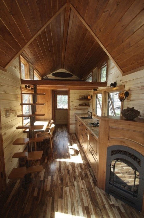 dreamhousetogo:  The Stone Cottage by Simblissity Tiny Homes   This is awesome 😍