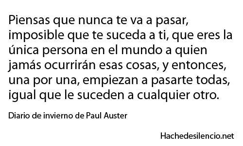 Cosas que nunca creíste perder o simplemente cosas que nunca pensaste que te pasarían,