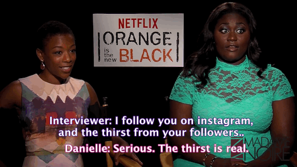 frankydagostino:  the thirst is real for Samira on Instagram 