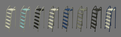jools-simming:Pool Jumping LadderI really dislike the existing diving boards, the generic one is all