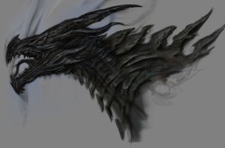 laughingskeleton:  Alduin and Paarthurnaax