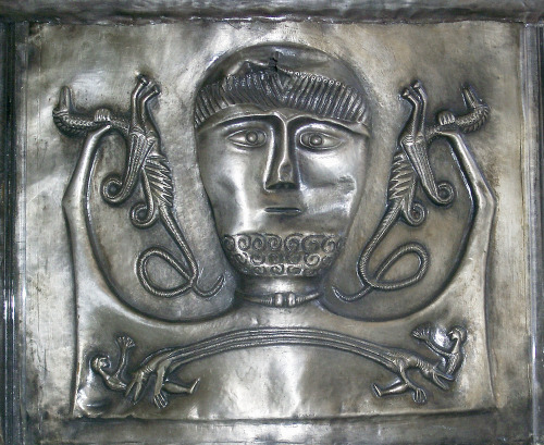 The Gundestrup cauldron  Late La Tène period (c.1st century BC), silver, Gaulish or Thracian origin,