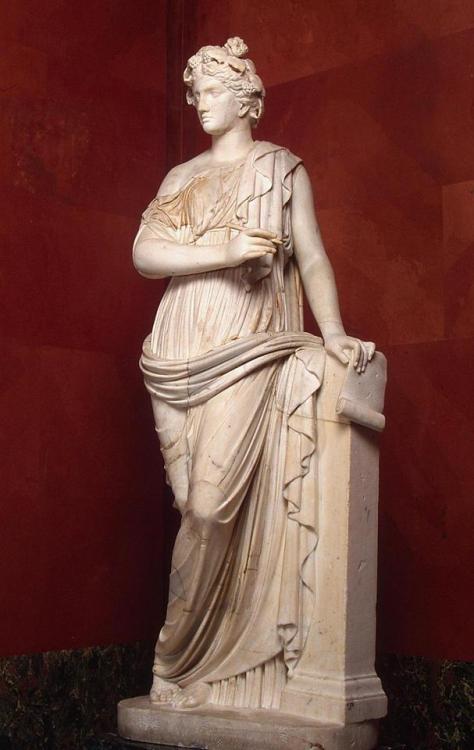 theancientwayoflife: ~ Clio/Muse of History. Place: Ancient Rome Date: A.D. 2nd century Medium: Marb