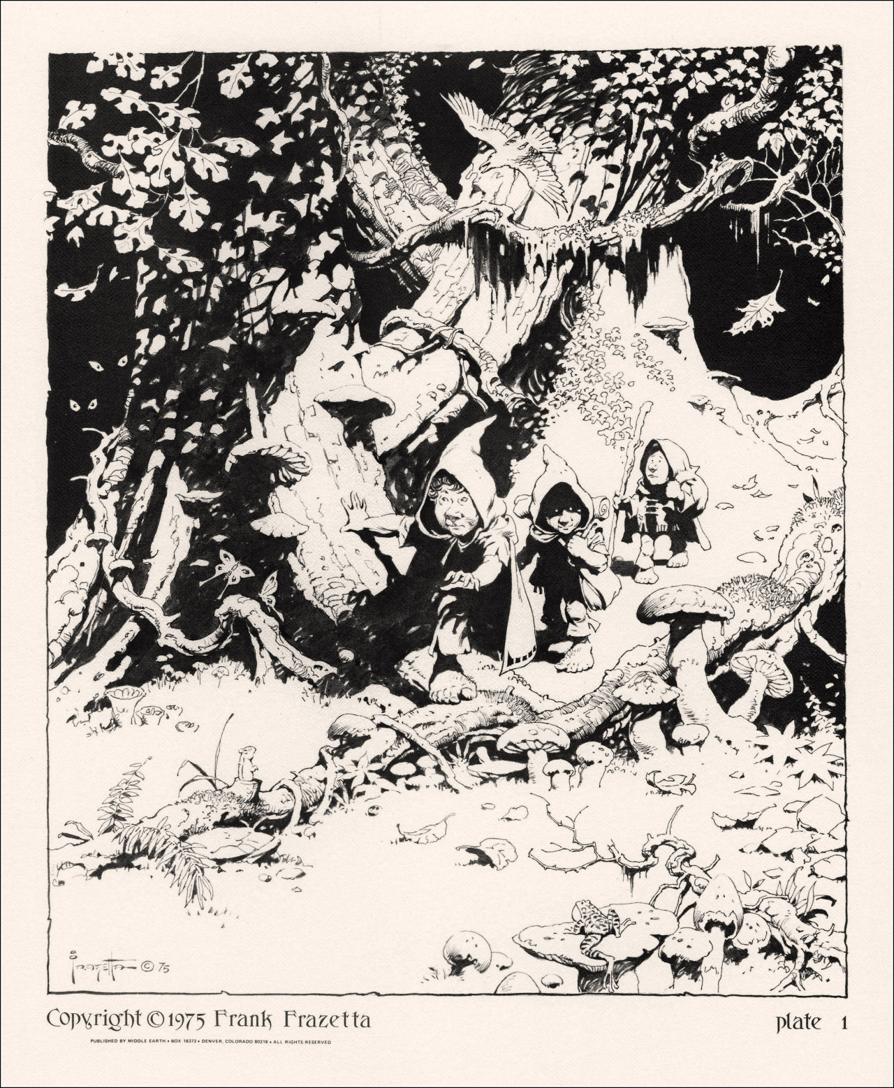 fer1972:  Lord of the Rings illustrated by Frank Frazetta in 1975 