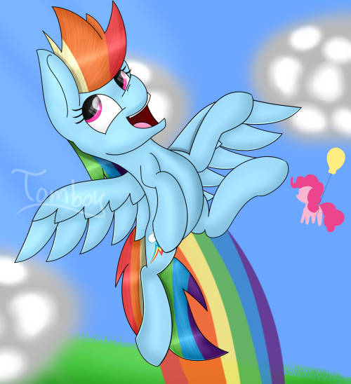 tomboygirl46:why is there a pinkie floatingx3 <3