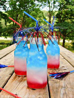 thecakebar:  July 4th Layered Drinks Tutorial 