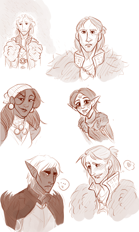 dashingapostate:Some more sketches of everyone’s fav misfits (Merrill and Isabela are watchin’ the f