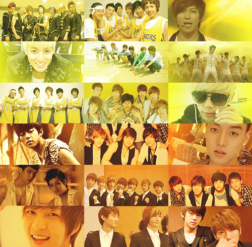 Color meme: U-Kiss + Rainbow ; Asked by u-kissyo