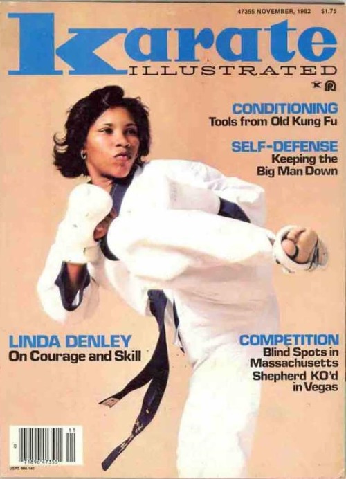 Linda Denley’s Karate Illustrated covers. 