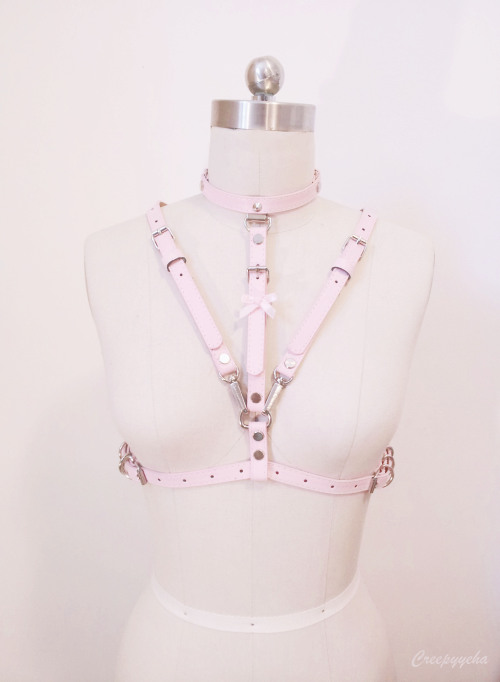 creepyyeha:  New Maliya Harness in pink. porn pictures
