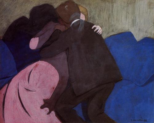 nevver:  The Kiss, Felix Vallotton 