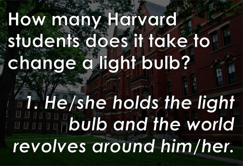The Ivy League + Light Bulb Jokes 
