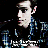 dearestjessica:  paulwelsey: Stiles Stilinski in 3x10  Sorry for the spam I just