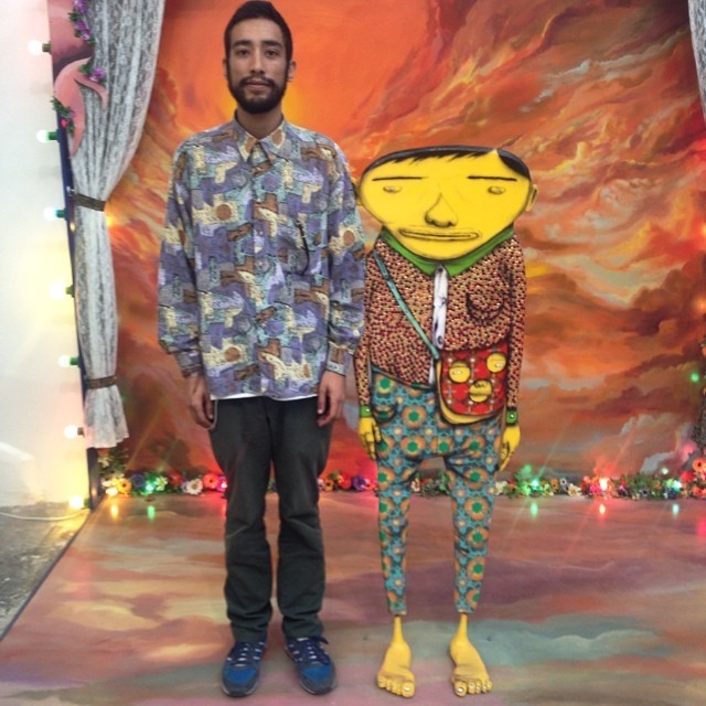 guilherme-sigria:  Satisfação eu e o mano Paminondas @osgemeos @xabu @kanciukaitis