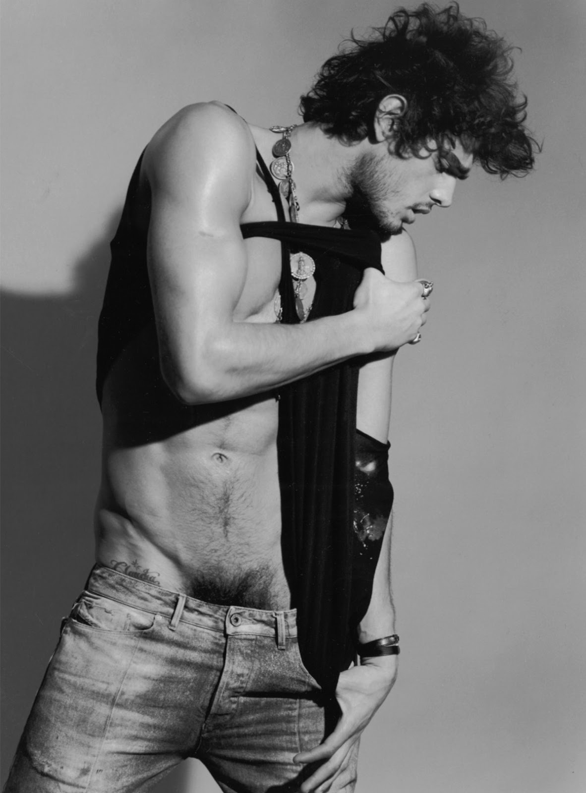 menbeingbeautiful:  Bush #29 Black and white bush. — This Week at Men Being Beautiful,