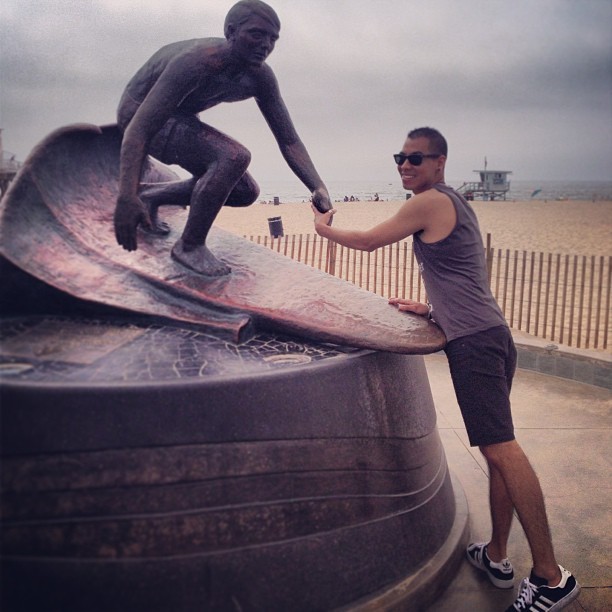 at Hermosa Beach Pier