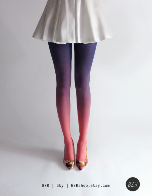 sosuperawesome: Ombre tights by BZRshop on porn pictures