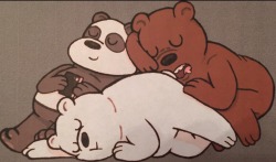 buncharandomstars:  Sleeping Bears 