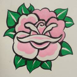 Rose. #mattbernson #flowers #tattooflash