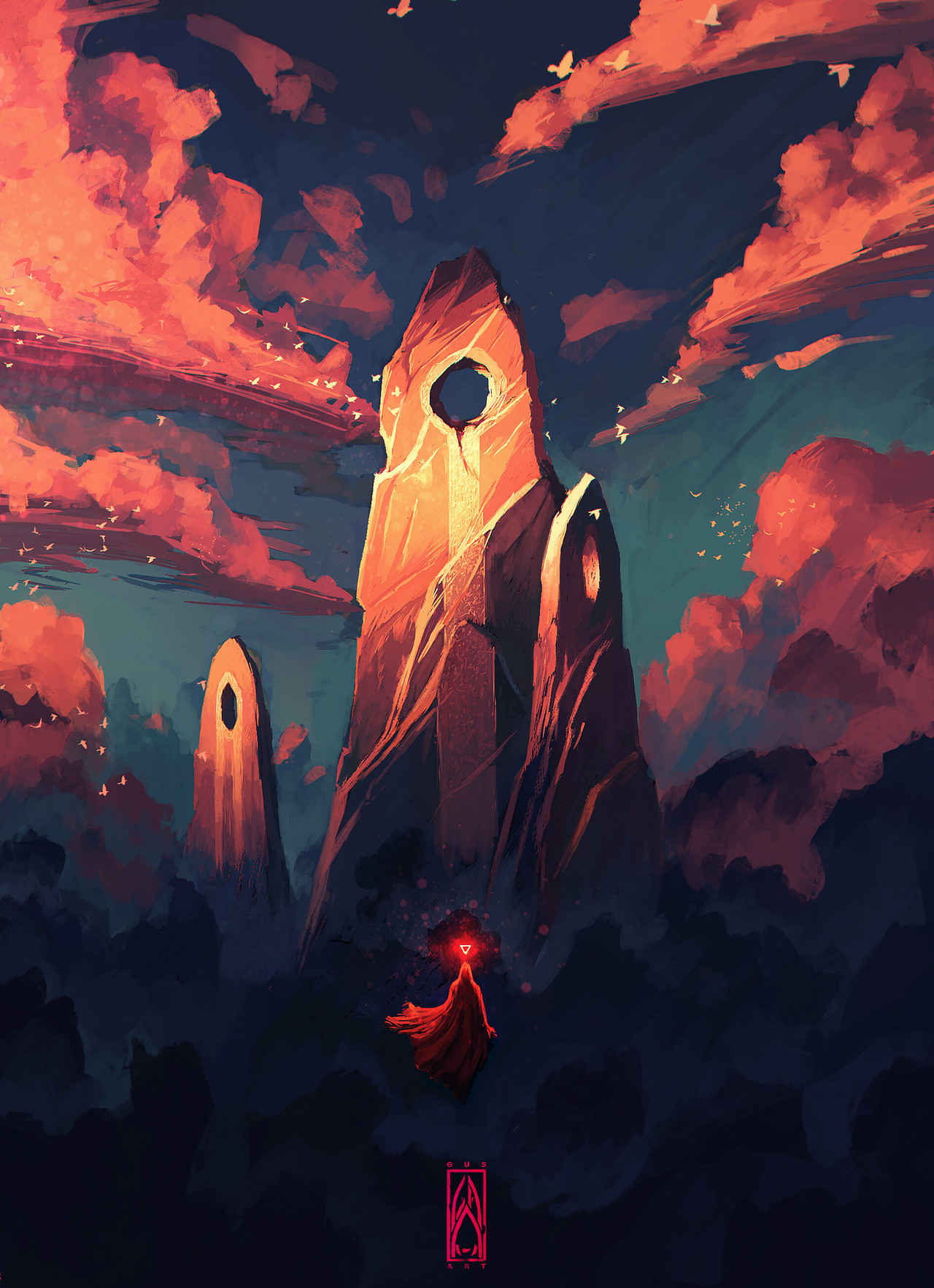 madcat-world:Shrouded Temples - Gustavo Arteaga