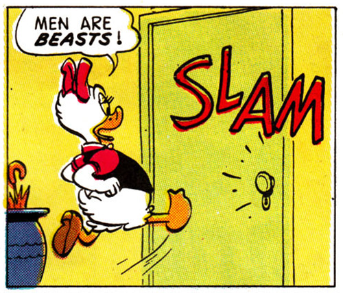 magicyourway:gameraboy:“A Sticky Situation” (1960) by Carl Barksdaisy duck calling out this patriarc