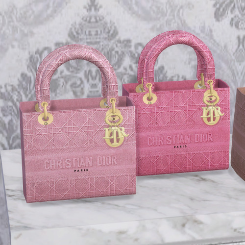 xplatinumxluxexsimsx:platinumluxesims: Christian Dior ‘Lady Dior’ Bag Vol.5 - Cannage Embroidered - 