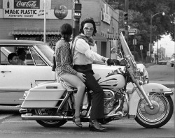 theclubhousecafe:  Just Elvis riding around