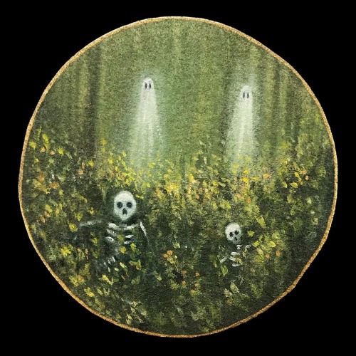 sosuperawesome:  Art PrintsWallflower Ghost porn pictures