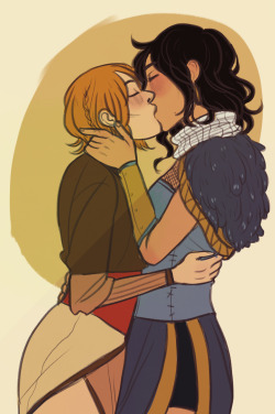 whiskerfruit:  inquisition renewed all my love for leliana/warden 