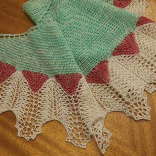 Wonderland Shawl to be released soon.