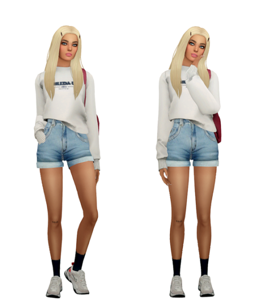 TS4 Sweater Weather Lookbook #2Skin / Face / Hair / Eyebrows / Eyes / Nosemask Clothing - TopSweater