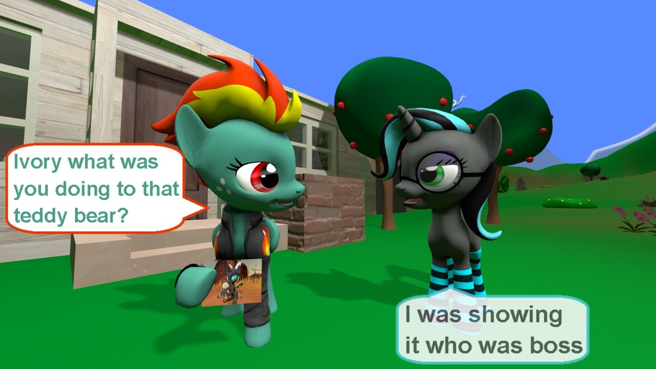 ask-the-out-buck-pony:(Fire Breaker) well when you growl while you was chewing that