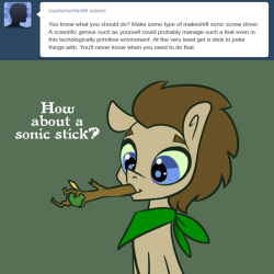 tantamount-time-turner:  Took me hours to find the perfect stick.  X3 &lt;333