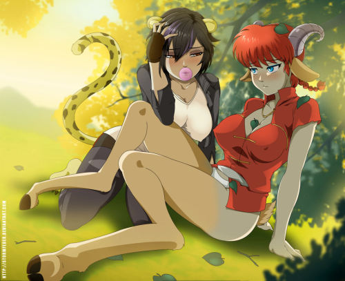 stormfeder:  commission “Going stumbling”Gogo (Big hero 6)Ranma (½)   ;9