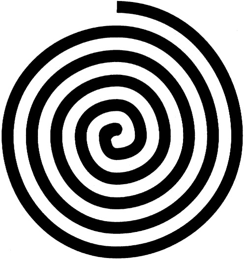 dead-letter-words: The spiral is the movement of liberated humanity. The spiral is the ideal express