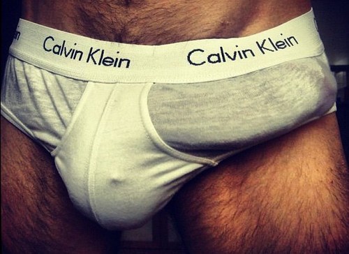 barebackstation:  See that big cock? Now look at the wet underwear with precum!!!