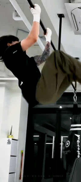 Jungkook Doing Pull-up For Anon