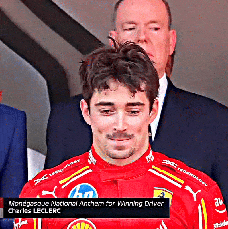 🏎️ — podium, monaco gp 2024