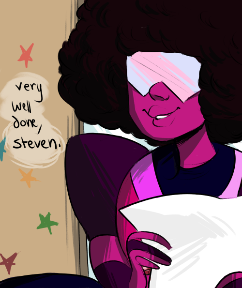 narootos:  headcanon that garnet loves to adult photos